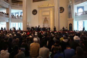 Пятничная молитва дня Кудс в Московской соборной мечети