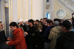Пятничная молитва дня Кудс в Московской соборной мечети
