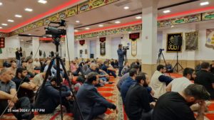 Проведение траурного мероприятия Мучеников служения в хусейнии Фатимы Аль-Захры(а) в Москве